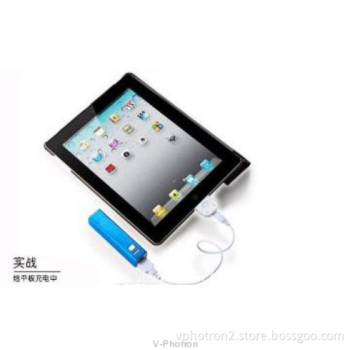 NEW 2013 design full capacity power bank 2600mah with flash light